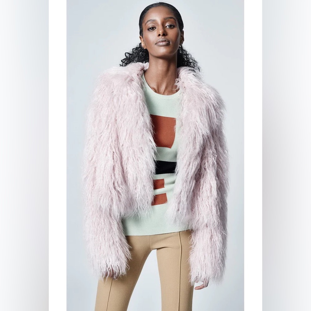 Smythe faux shearling chubby jacket